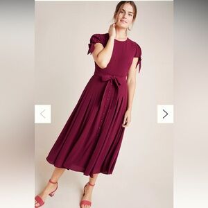 Girl Meets Glam Anthropologie Midi Dress